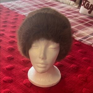 Luxurious Brown Fur Headband